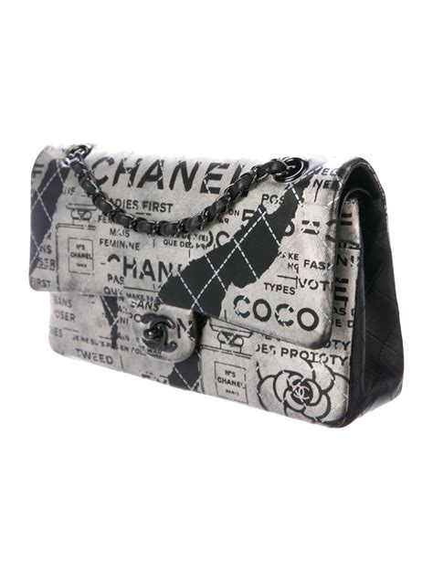 chanel newspaper bag